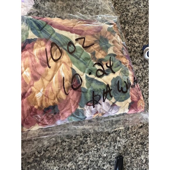 4 VTG Floral Octagon Quilted Placemats Farmhouse Cottage Country Table Top Decor - Picture 12 of 13